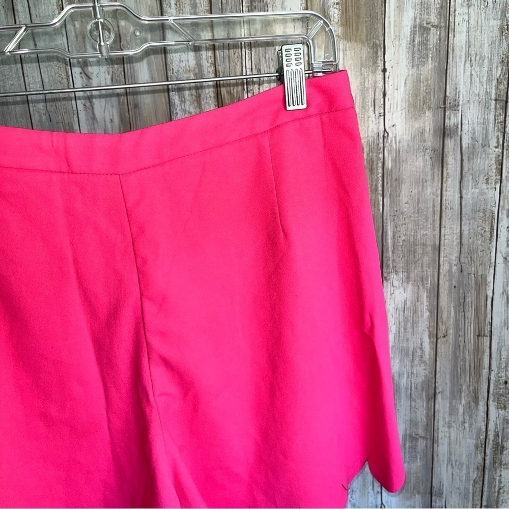 ASOS Pink Scalloped Bottom Shorts - Picture 4 of 5